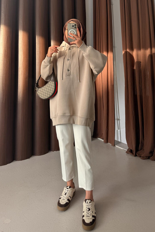 Ajda Pleated Skirt Set Petrol