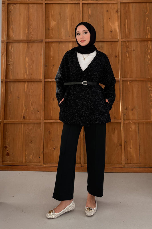 Ajda Pleated Skirt Set Petrol