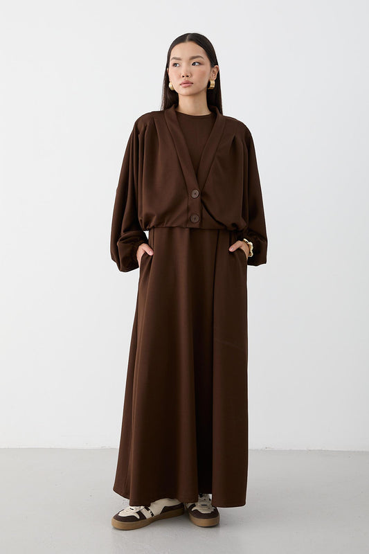 Jessica Knit Dress Saxe