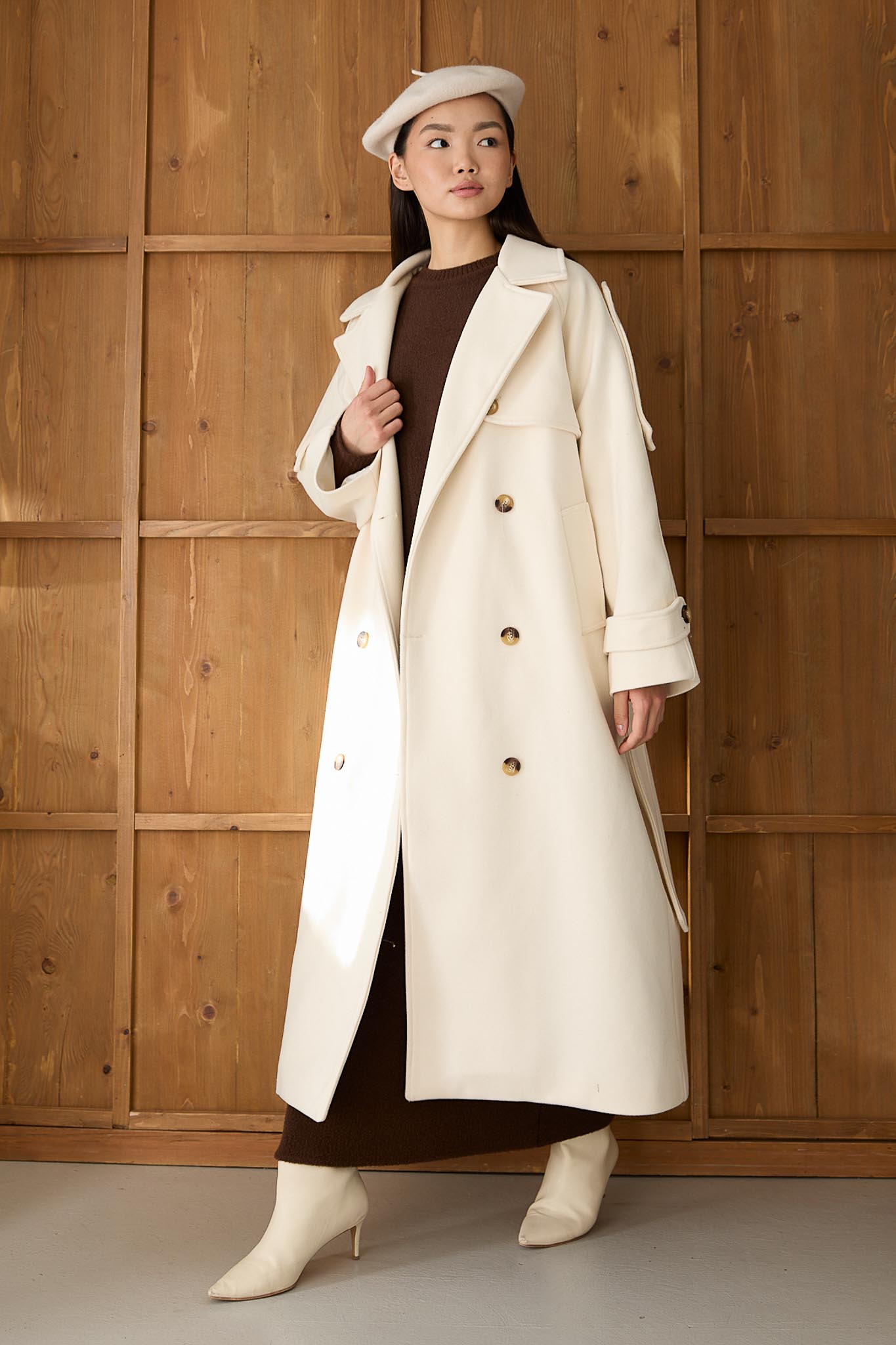 Prime Trench Coat Oil Green
