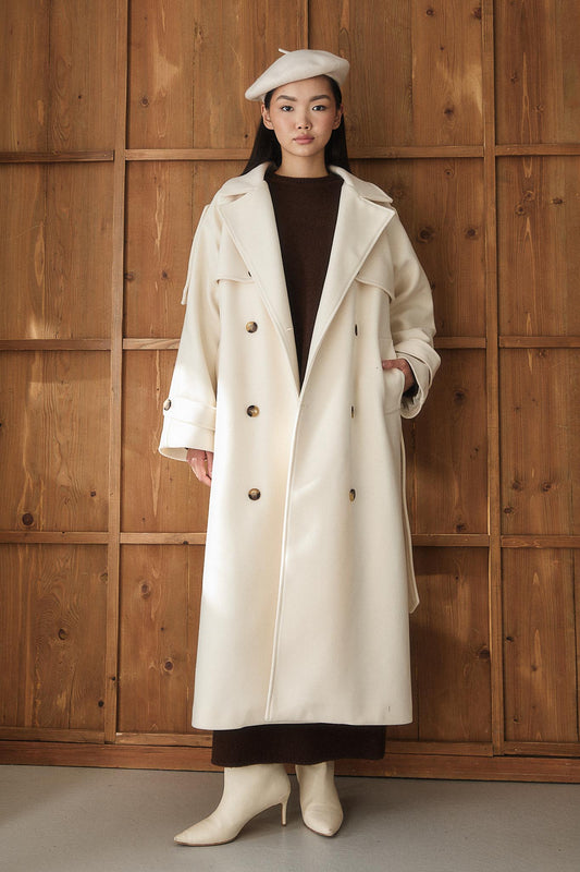 Prime Trench Coat Oil Green