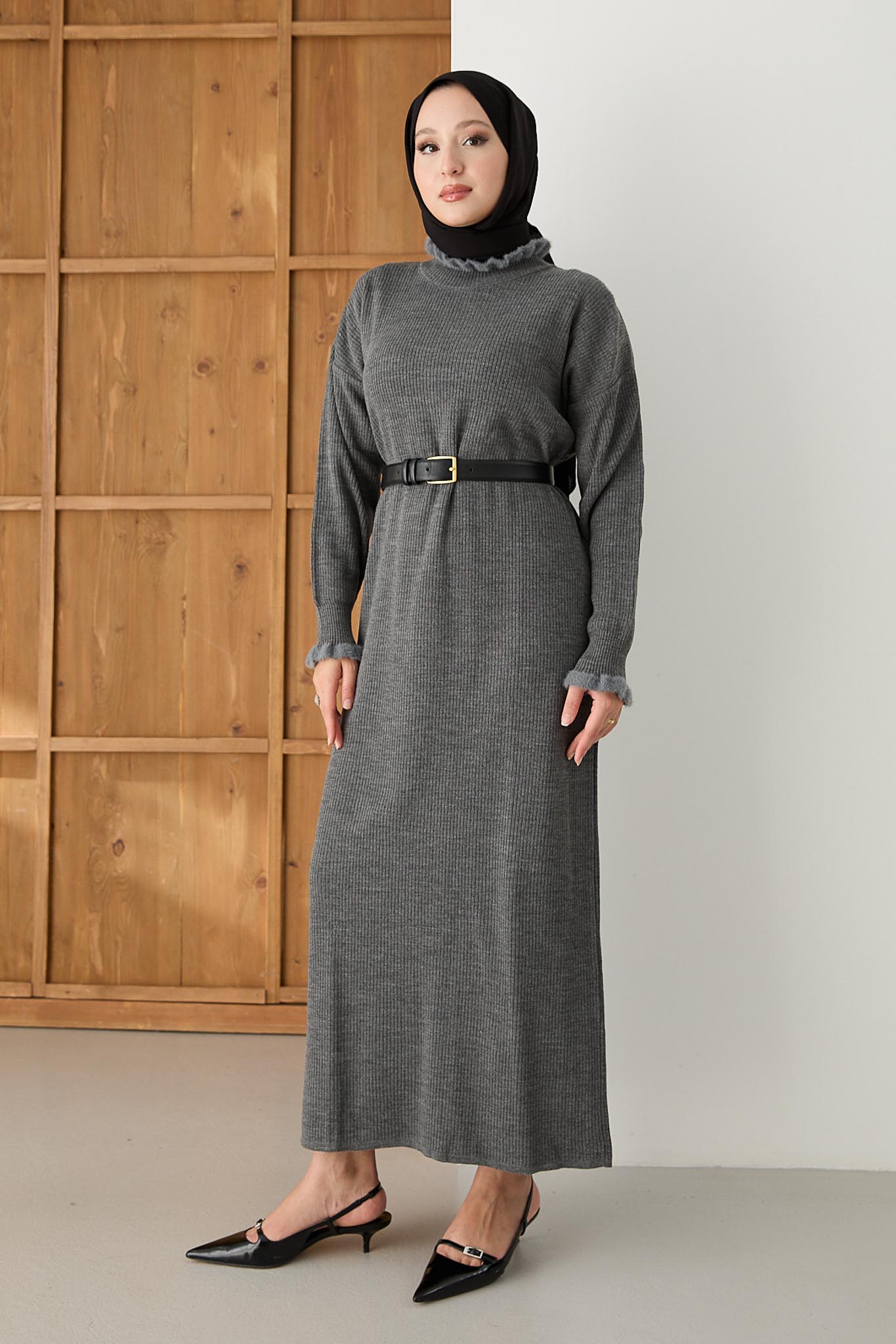 Jessica Knit Dress Saxe