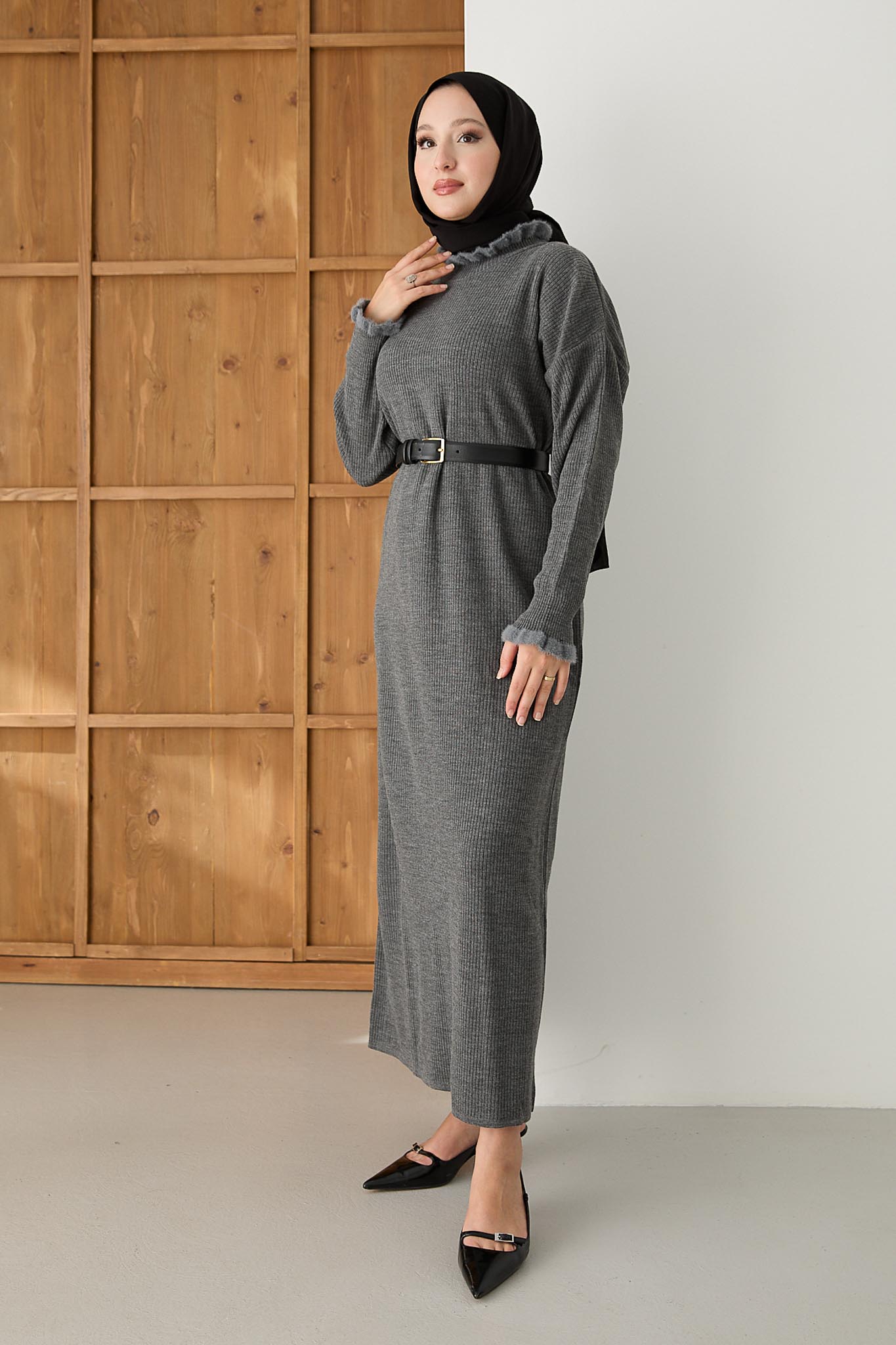 Jessica Knit Dress Saxe