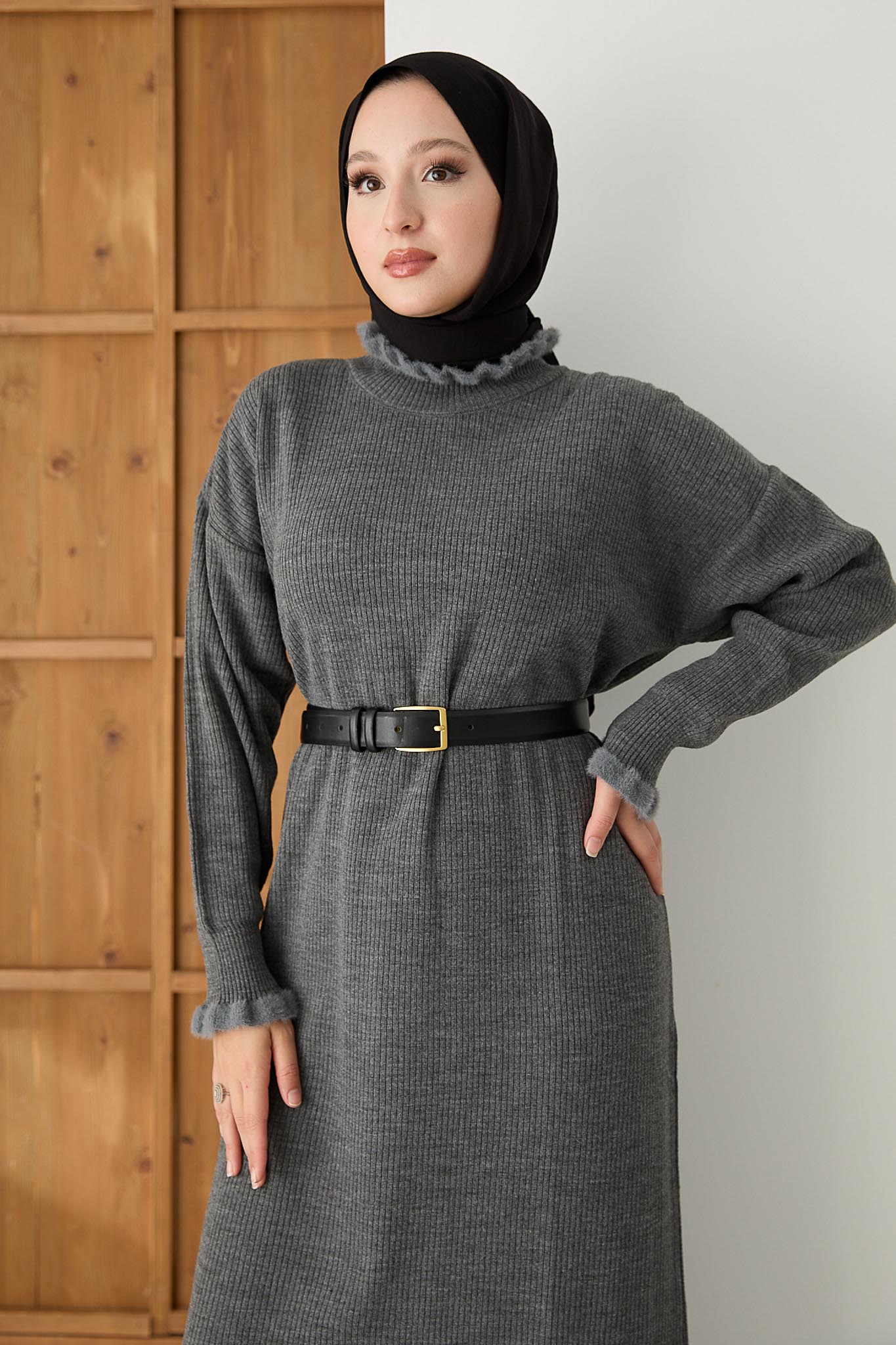 Jessica Knit Dress Saxe