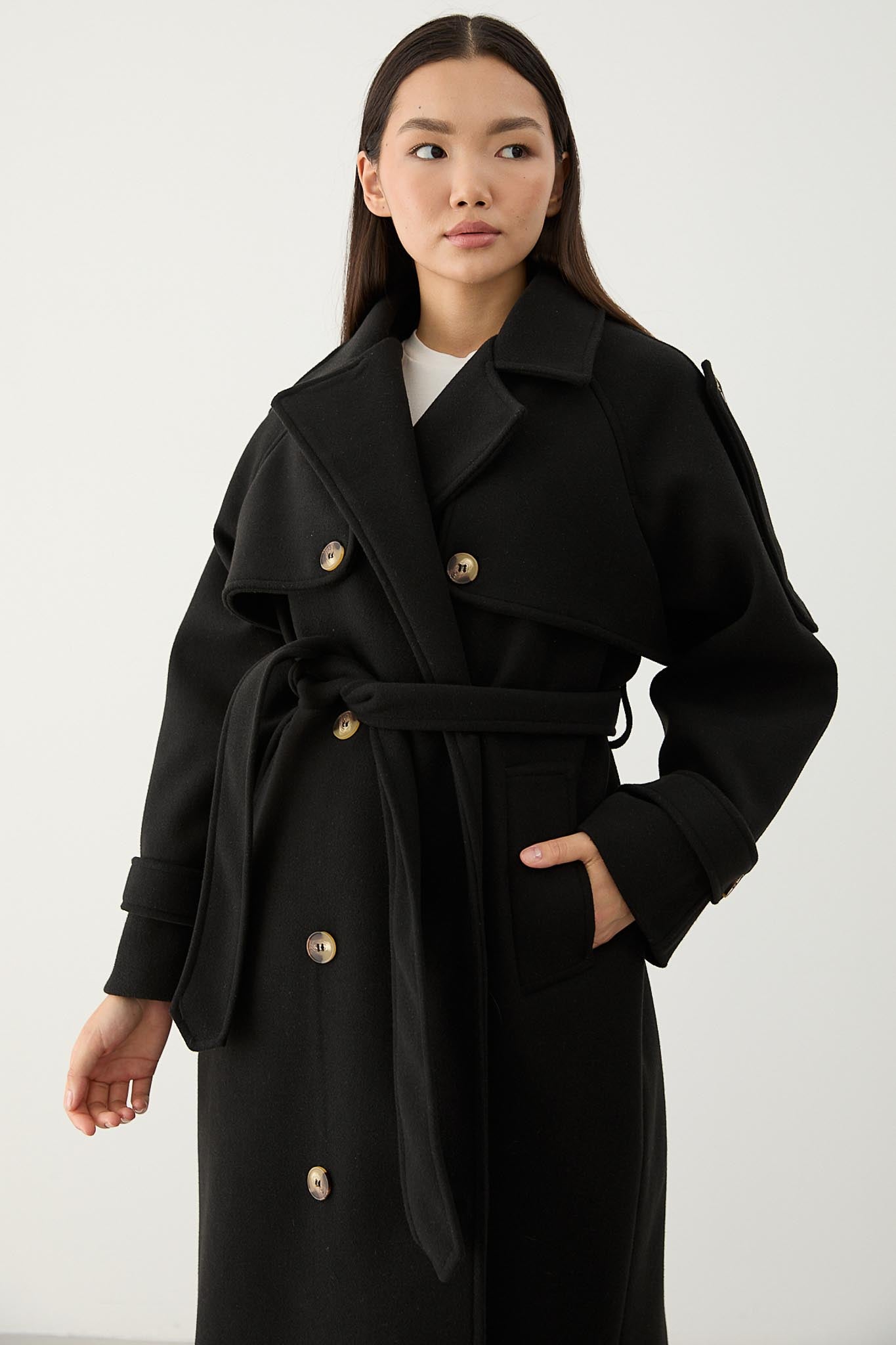 Prime Trench Coat Oil Green