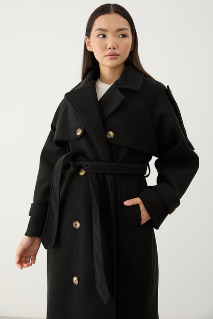 Prime Trench Coat Oil Green