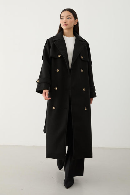 Prime Trench Coat Oil Green