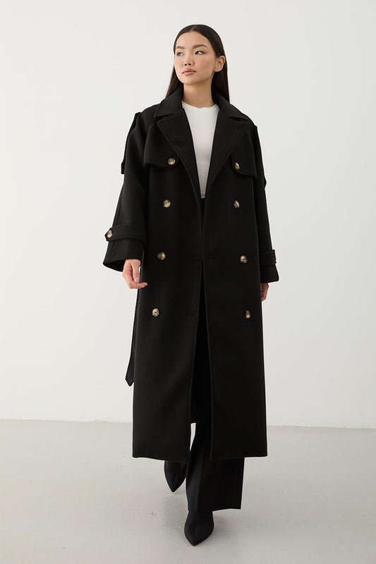 Prime Trench Coat Oil Green