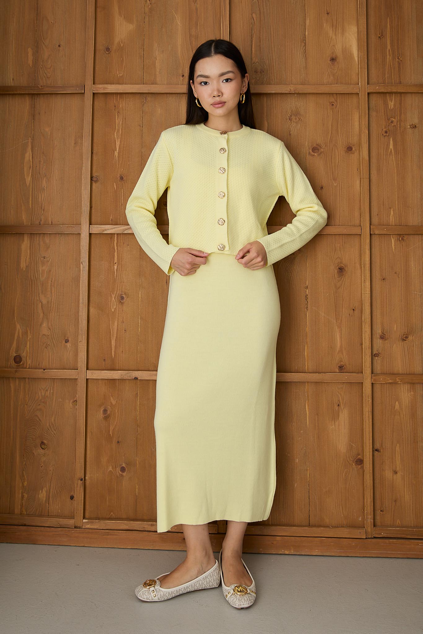 Jessica Knit Dress Saxe