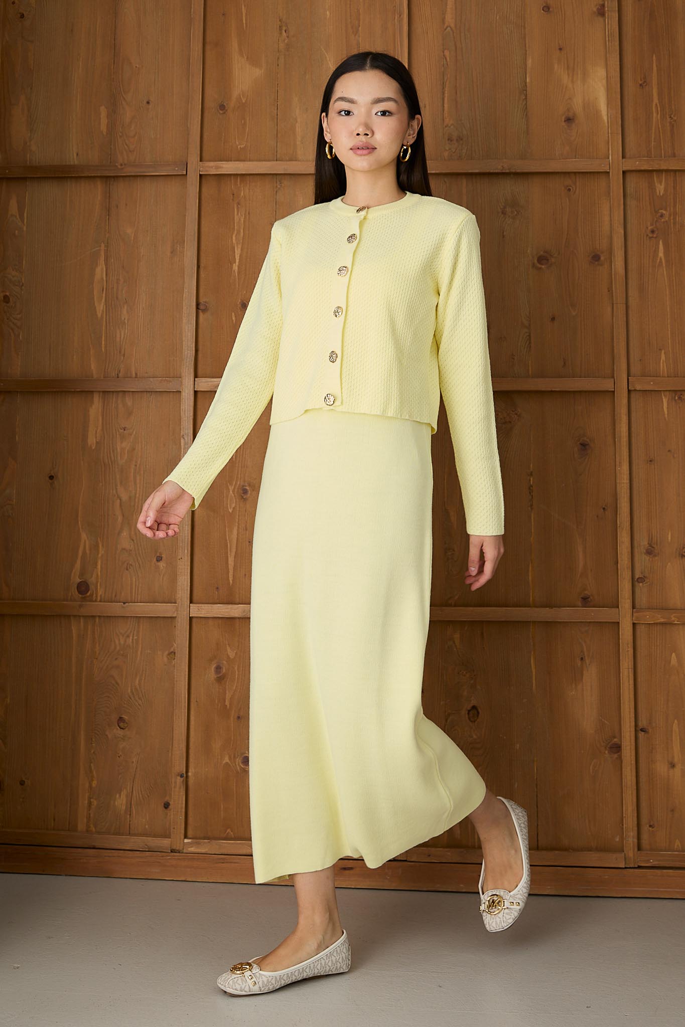 Jessica Knit Dress Saxe
