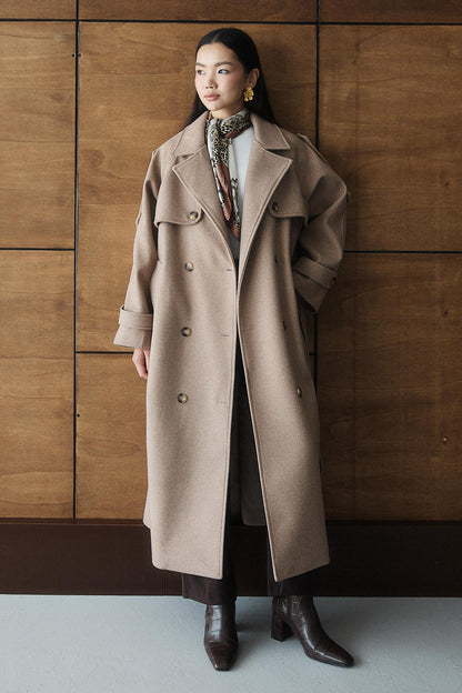 Prime Trench Coat Oil Green