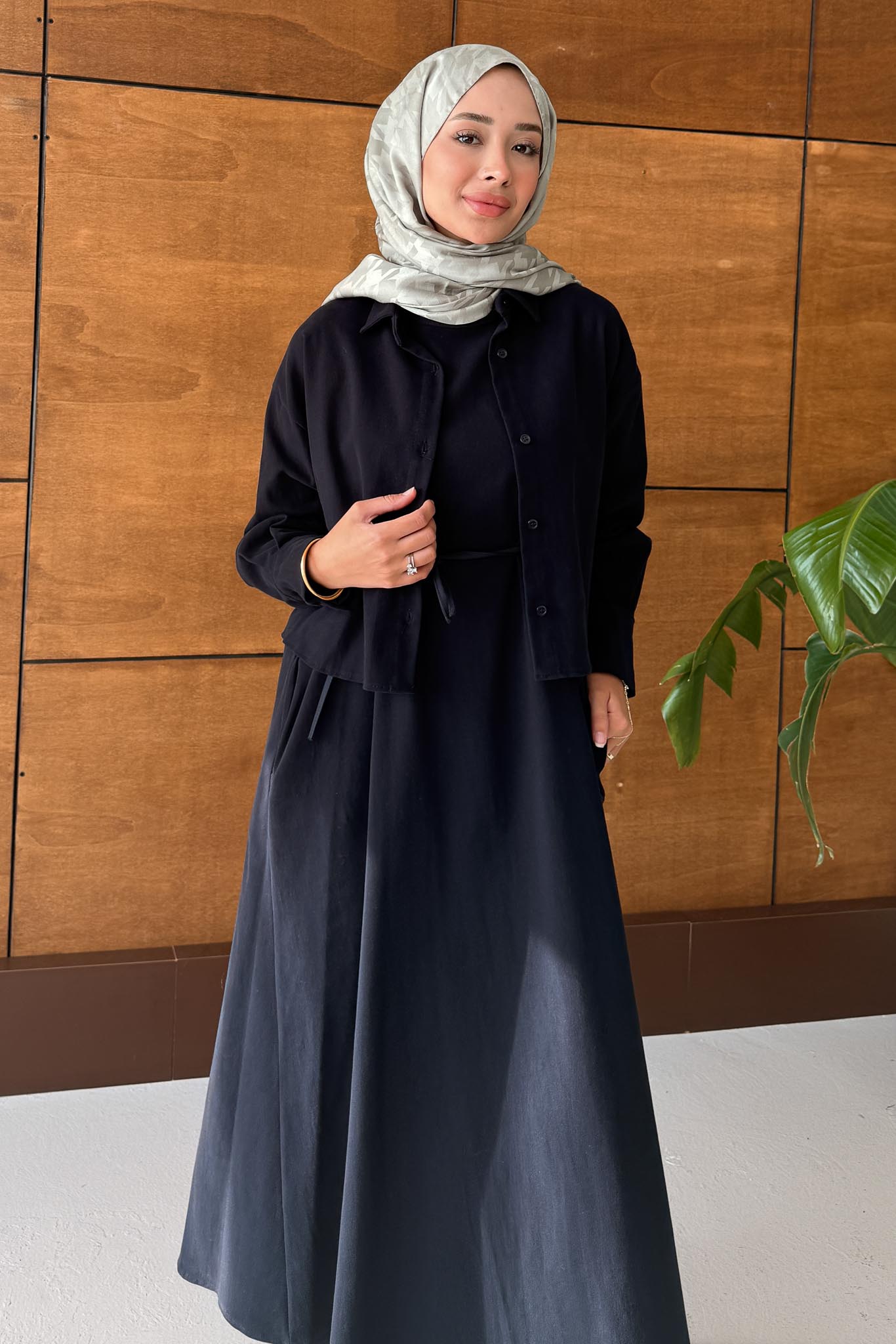 Tuano Bomber Elbise Lacivert
