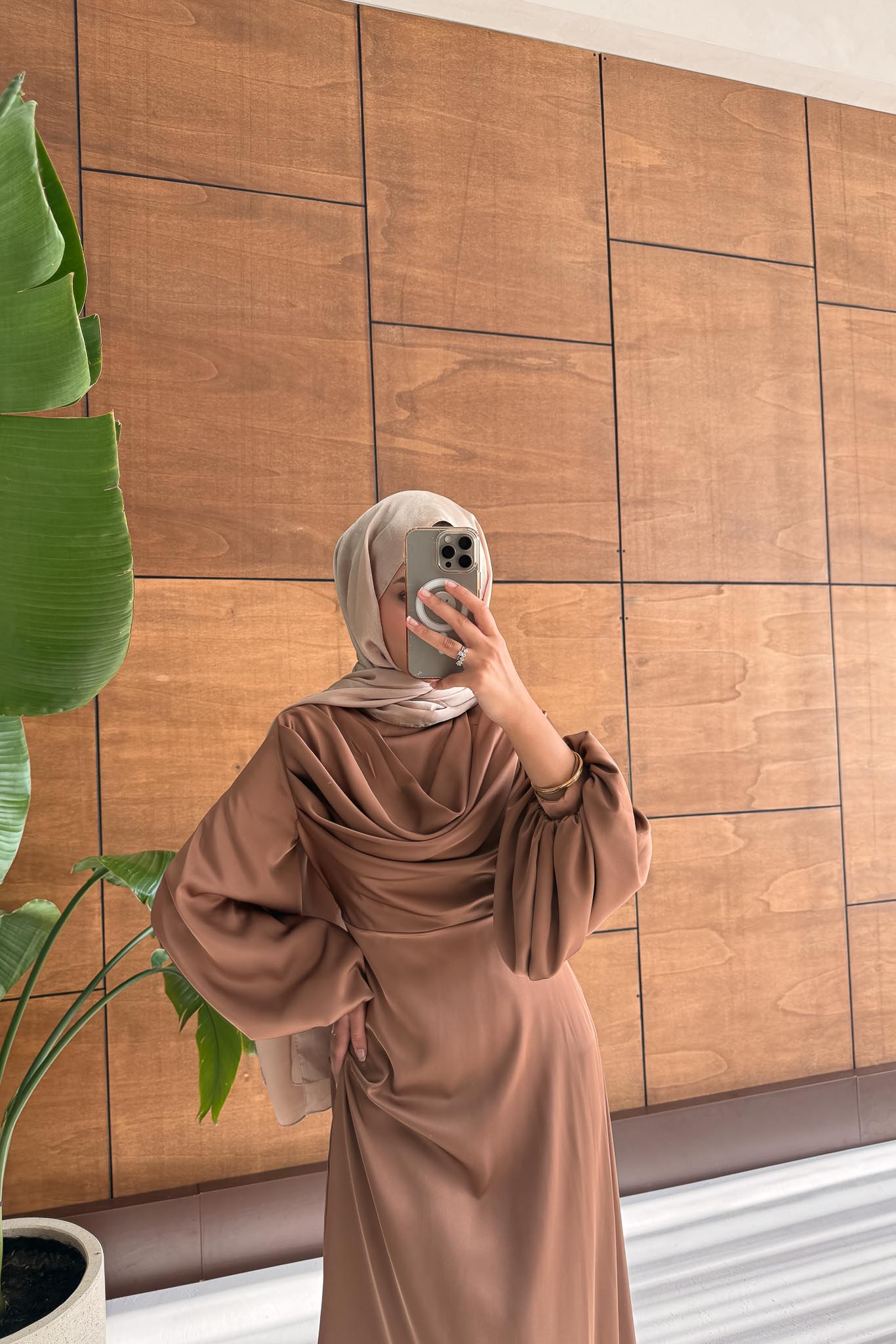 İconic Elbise Kahverengi