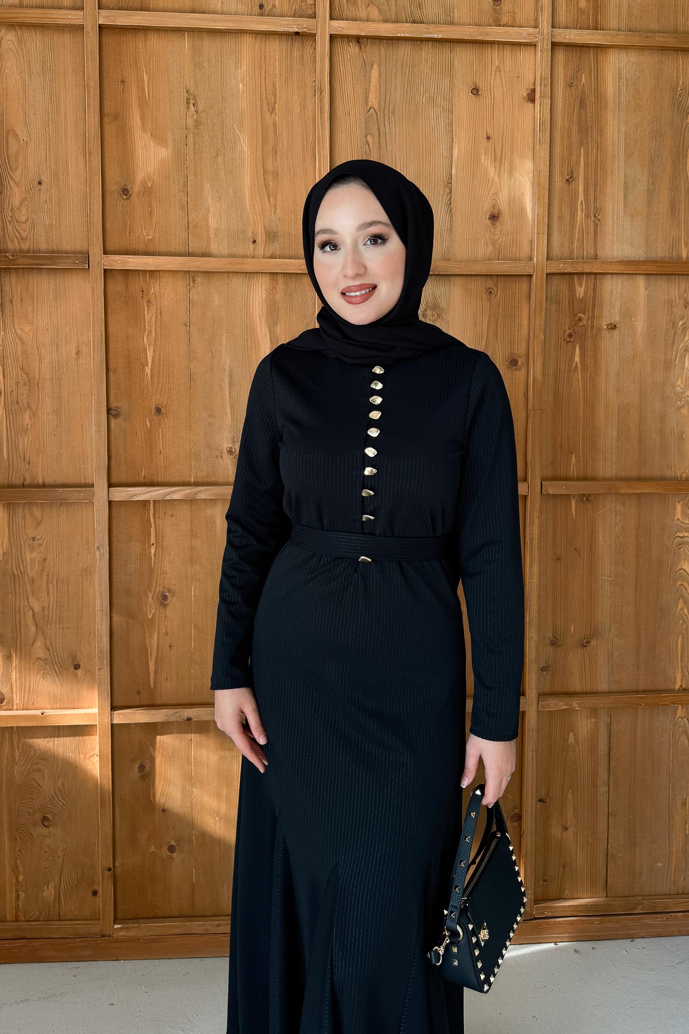 Seyran Pleated Dress Beige