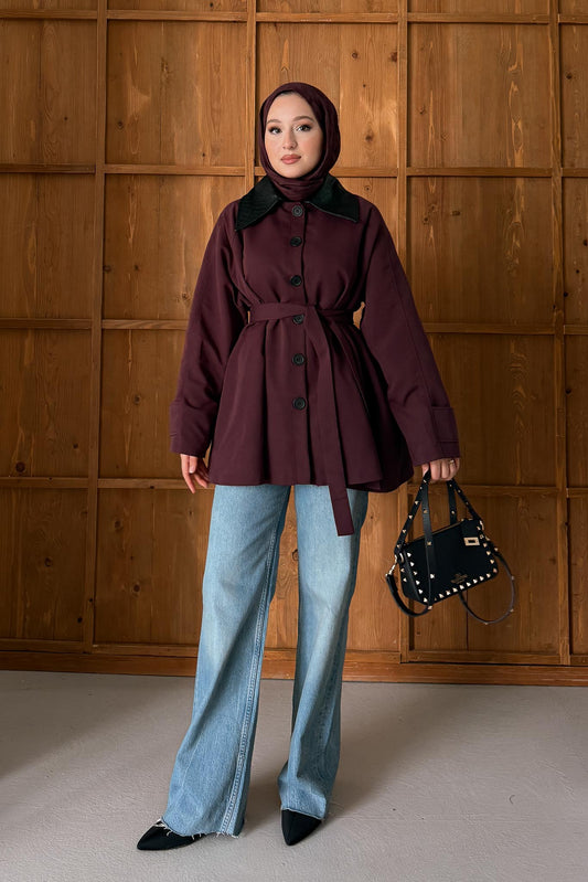 Ajda Pleated Skirt Set Petrol