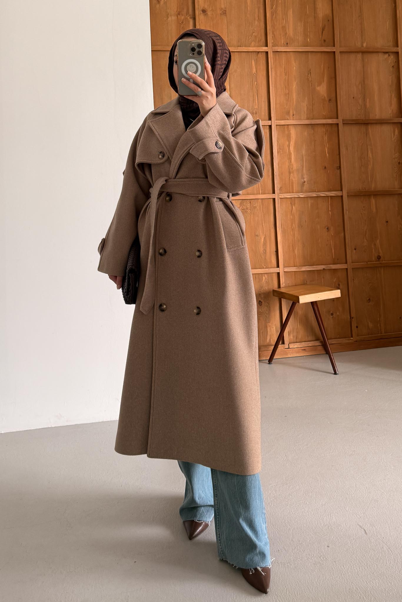 Prime Trench Coat Oil Green