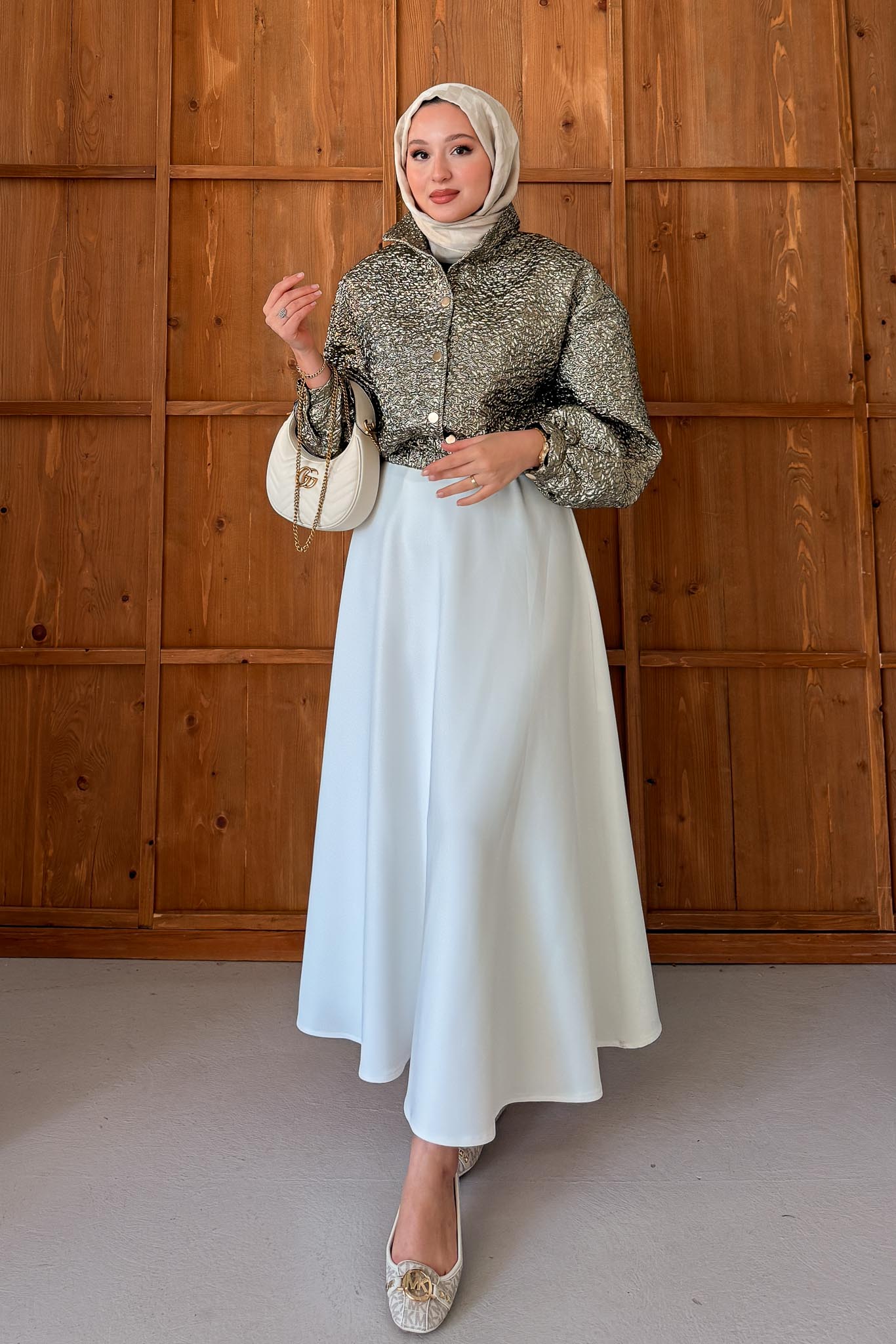 Jessica Knit Dress Saxe