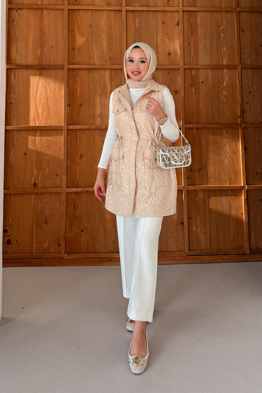 Mother of Pearl Set Camel