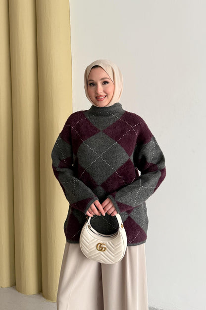 Ajda Pleated Skirt Set Petrol