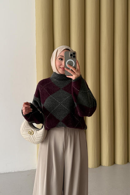 Ajda Pleated Skirt Set Petrol