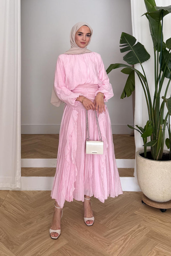 Zen Etekli Takım Pembe