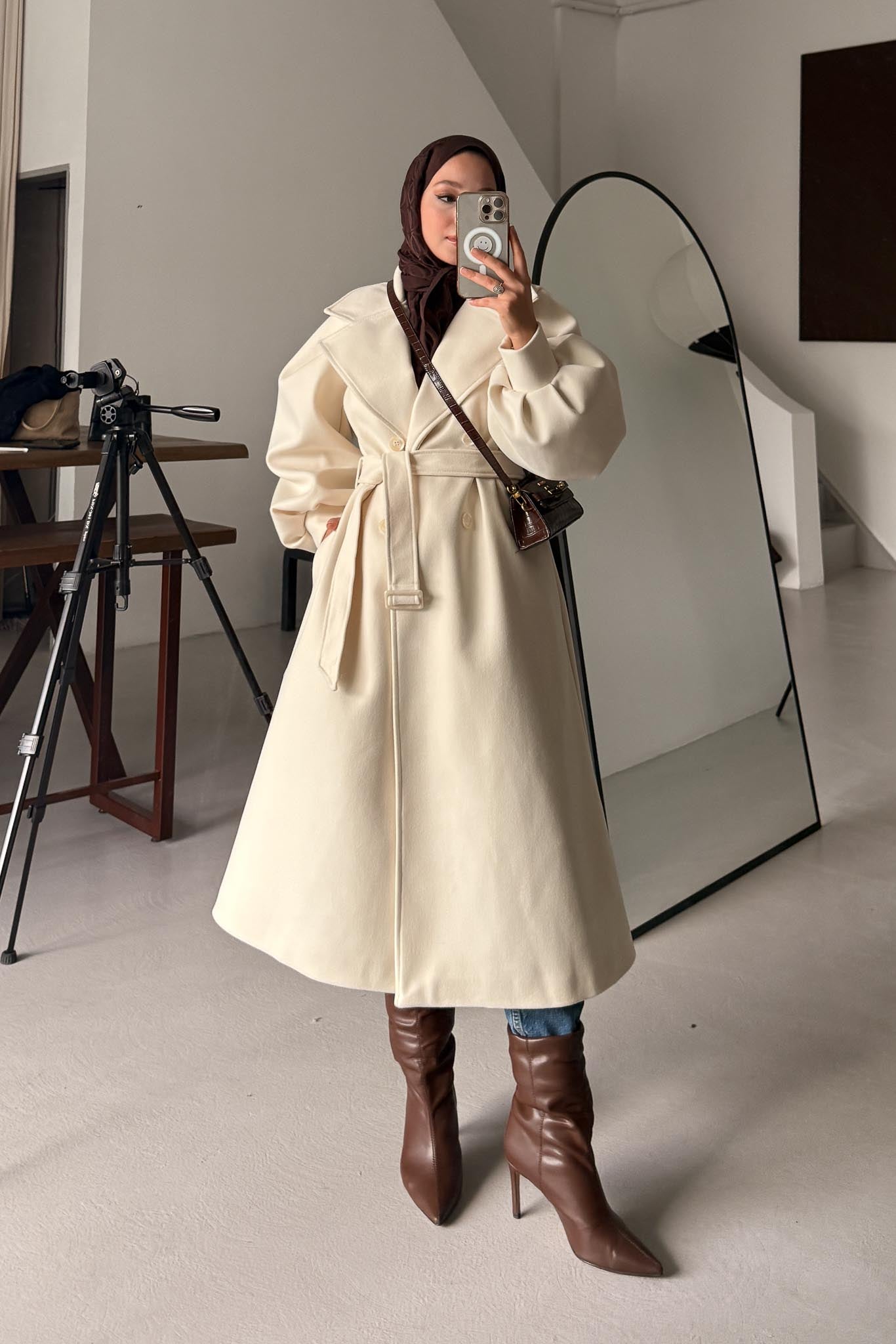 Prime Trench Coat Oil Green