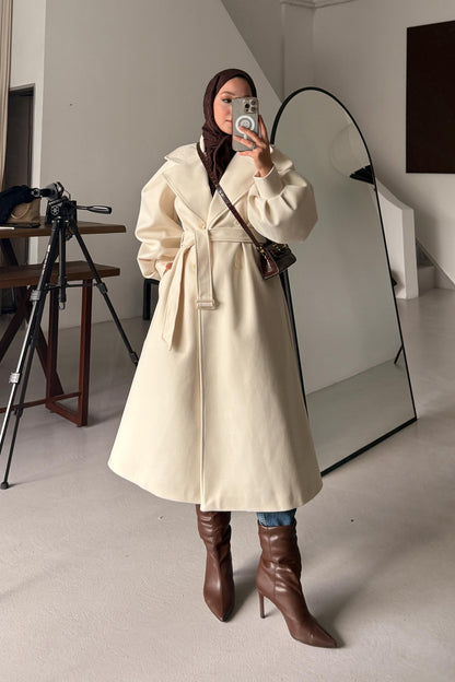 Prime Trench Coat Oil Green