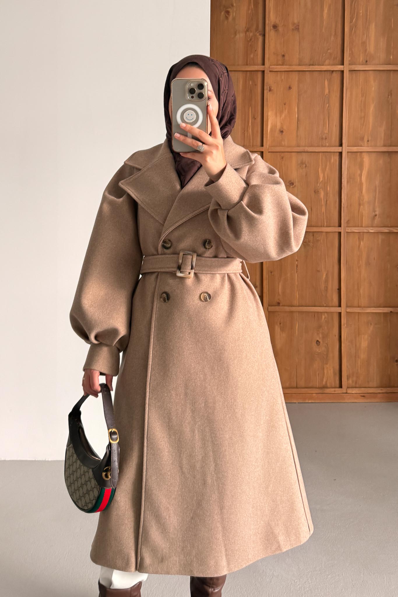 Prime Trench Coat Oil Green